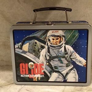 Hasbro EUC 1998 GI Joe Action Astronaut Metal Lunchbox